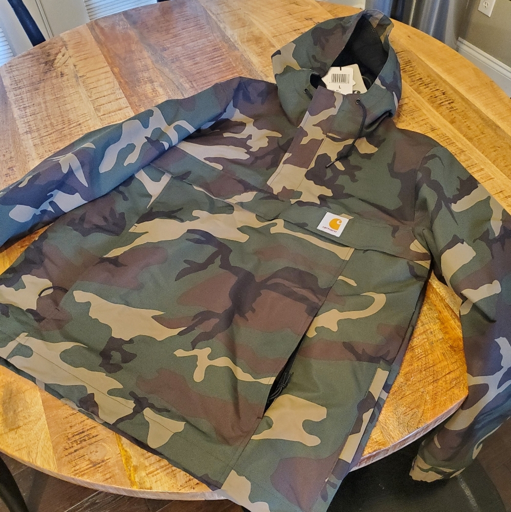 Carhartt camo nimbus pullover sz Large